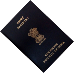 indian passport frt page