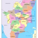 Tamil Nadu District map.