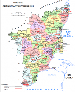 TN Map Administrative divisions