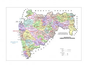 Maharashtra map Divisions