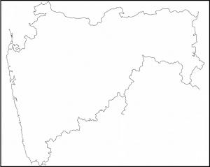 maharashtra map out line