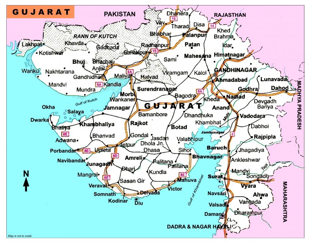Gujarat MapDownload Free Maps In Pdf Infoandopinion