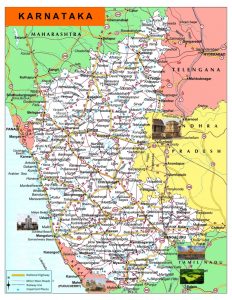 Karnataka map