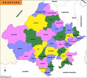 Rajasthan Map