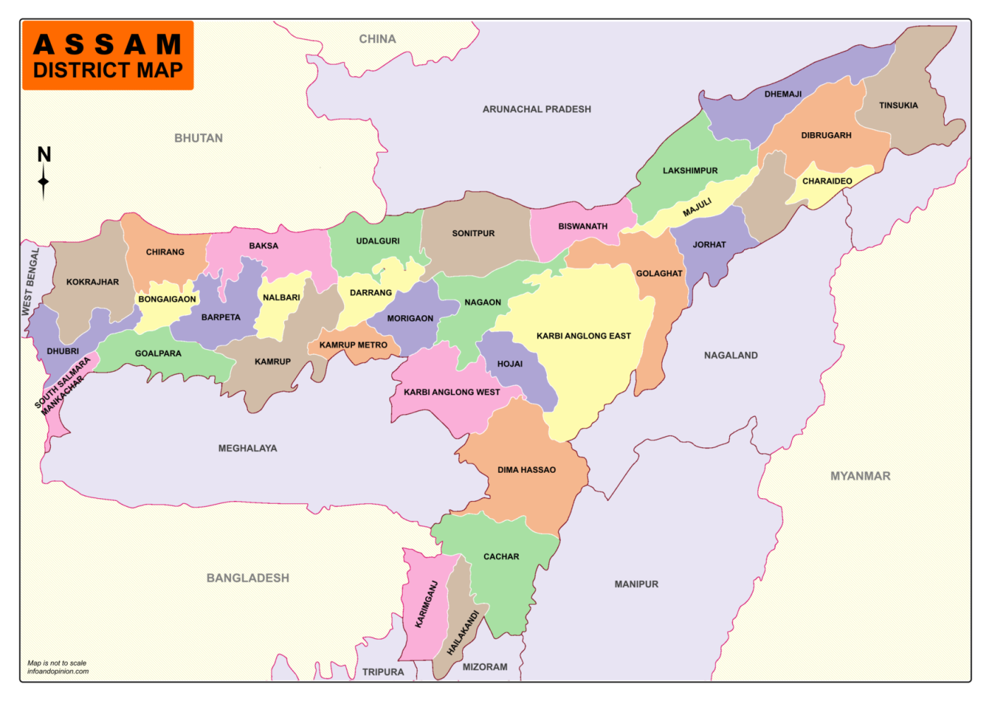 Assam Map Download Free Map Of Assam Infoandopinion