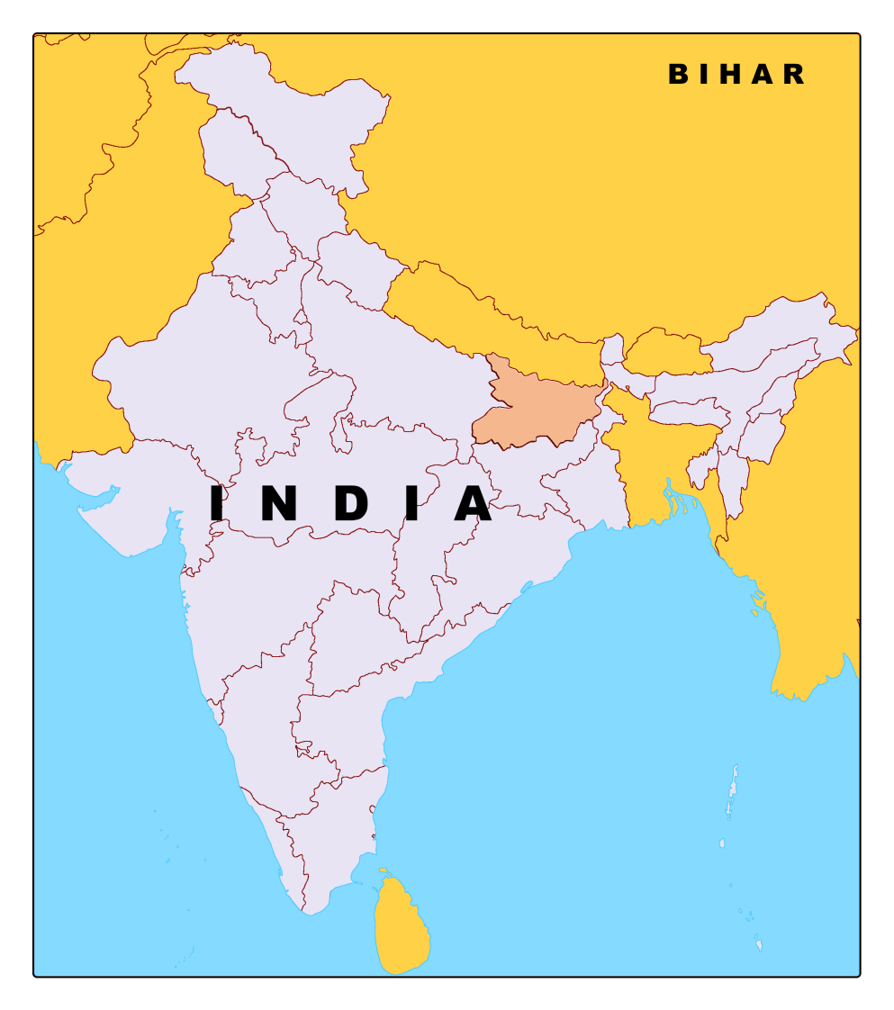 Bihar Map Download Free Map Of Bihar List Of Districts Infoandopinion