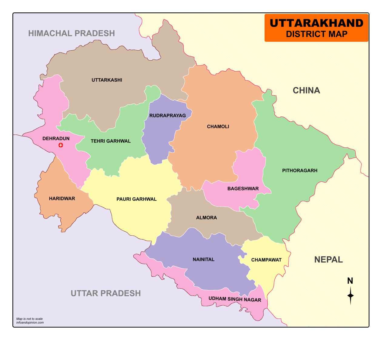 Download Uttarakhand map