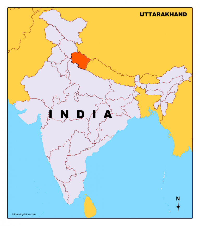Uttarakhand Map Download Free Map Of Uttarakhand In Pdf Infoandopinion