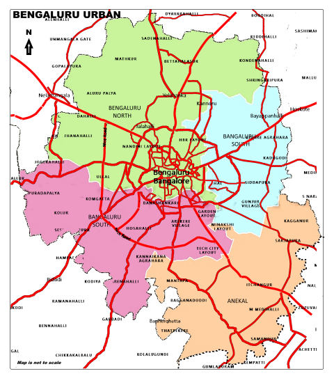 Bangalore Map