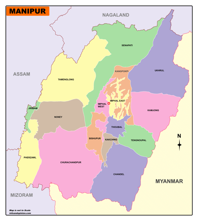 Downlopad Manipur Map