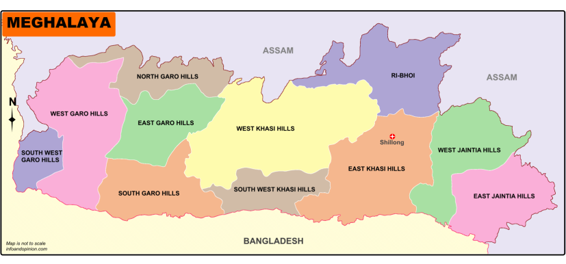Download Meghalaya Map