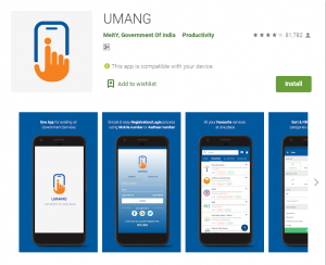 Government of India Apps Umang