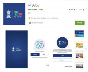 Government of India Apps MyGov