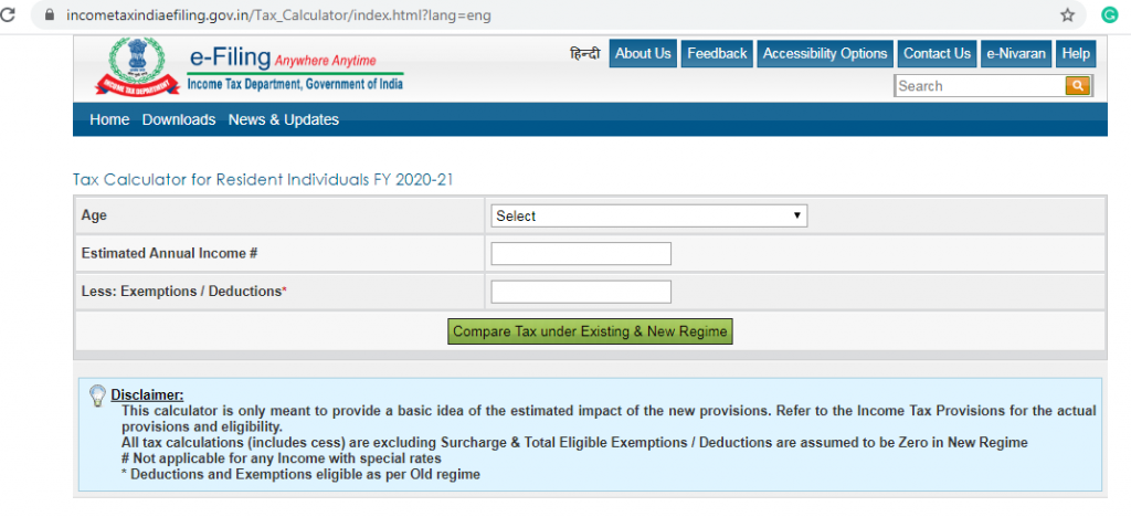 New Income tax slabs