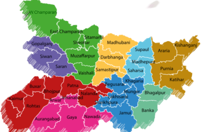 Districts in Bihar