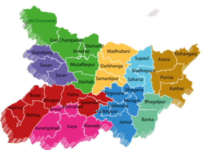 Districts in Bihar