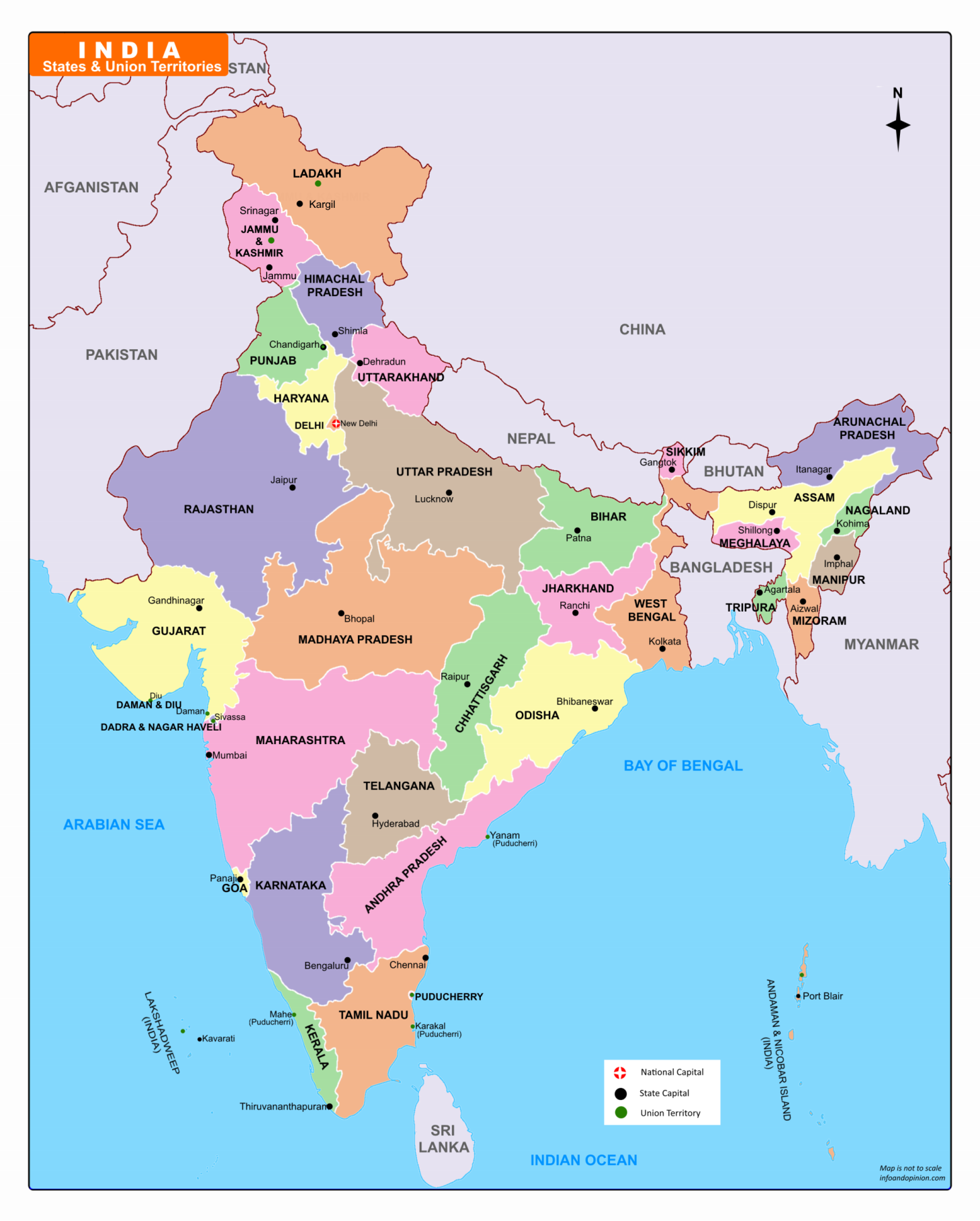 india map political pdf India Political Map Infoandopinion india map political pdf