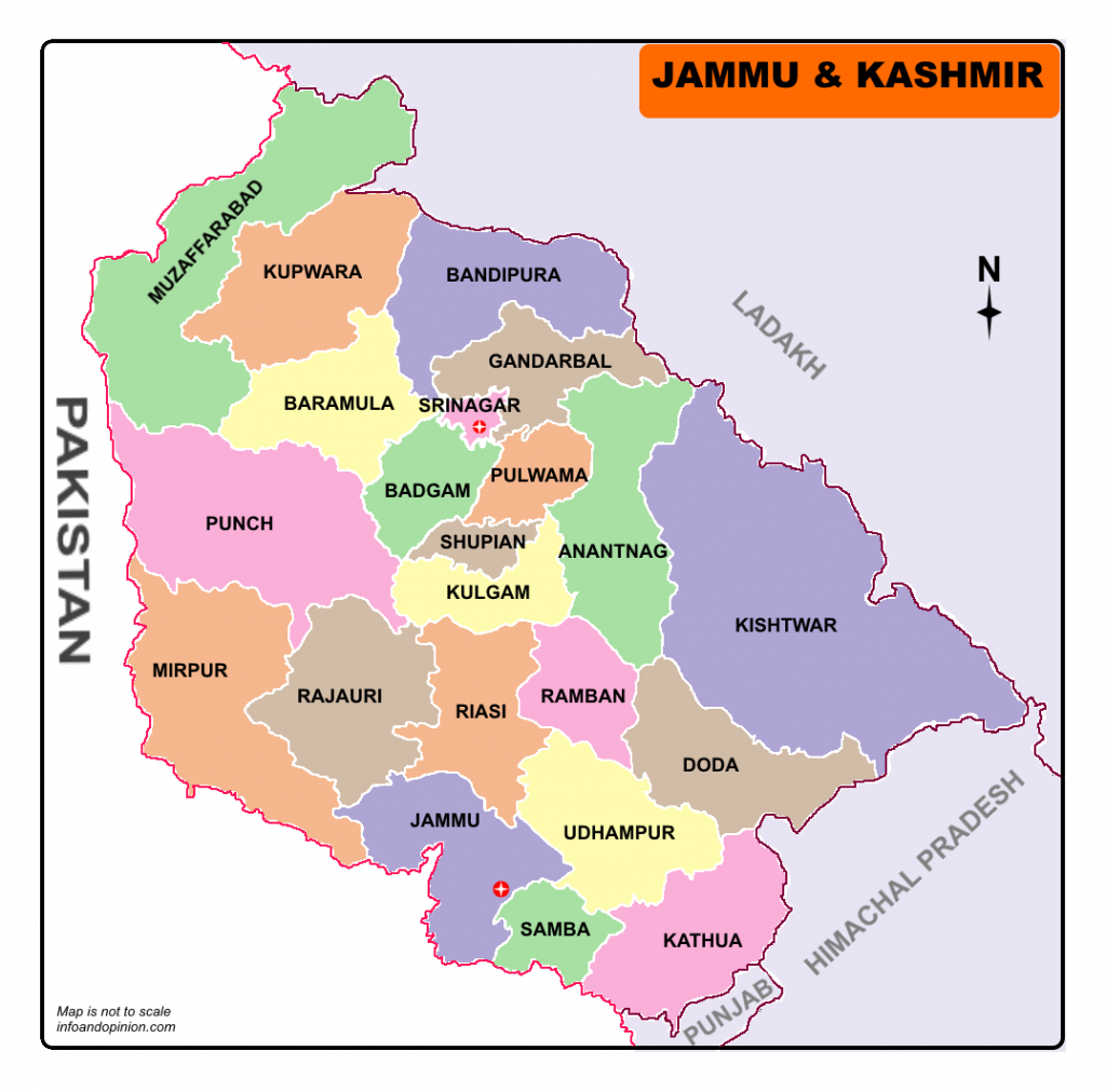 Download Jammu and kashmir Map