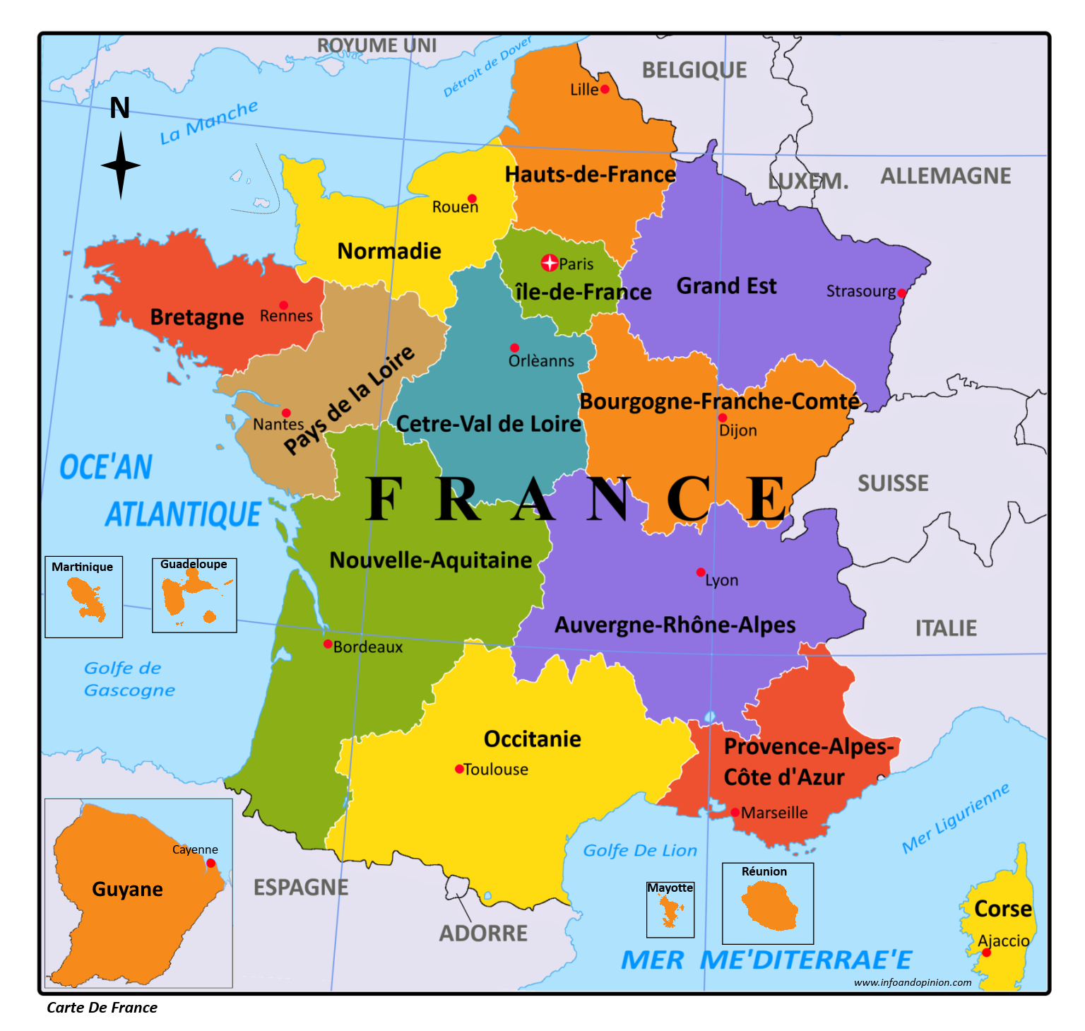 Carte de France